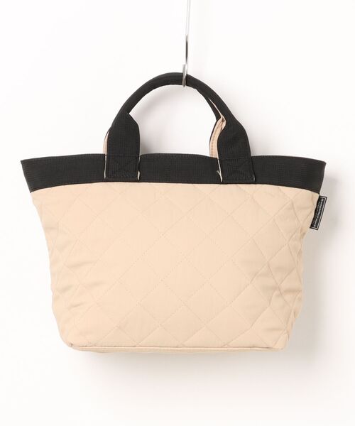and it_(アンドイット)の「キルティングミニトート(トートバッグ・レディース・ブラック/モカ・FREE)」の2枚目の写真