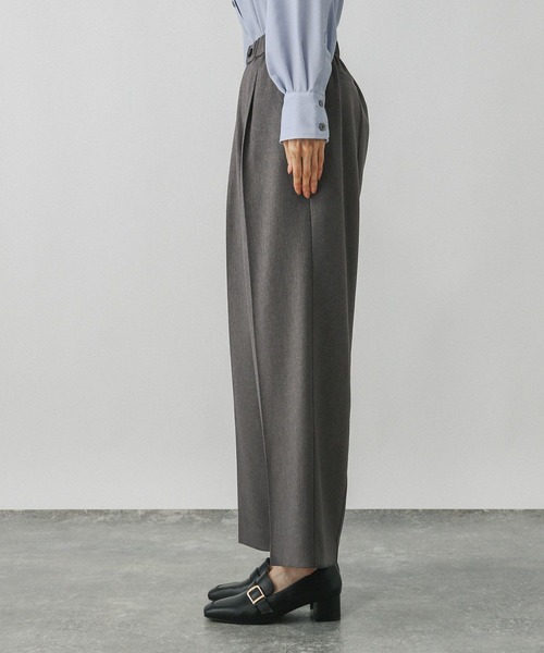 GLOBAL WORK（グローバルワーク）の「スッキリイージーパンツ/571422（その他パンツ・レディース・ネイビー/ベージュ/ブラウン/チャコールグレー/杢グレー/ブラック・X-SMALL/SMALL/MEDIUM/LARGE）」の10枚目の写真