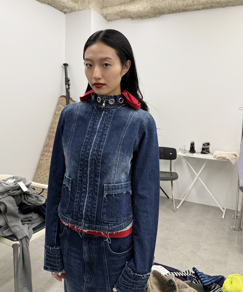 完売商品‼️ oriens レイヤードフーディーロングスリーブトップス レイヤードフーディーロングスリーブトップス（Tシャツ/カットソー