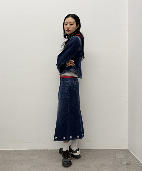 Oriens JOURNAL STANDARD（オリエンス ジャーナルスタンダード）の「レイヤードフーディーロングスリーブトップス（Tシャツ/カットソー・レディース・グレー/ブラウン系その他・FREE）」の13枚目の写真