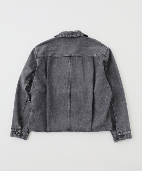 TANAKA（タナカ）の「TANAKA / タナカ SMU THE JEAN JACKET（デニムジャケット・メンズ・チャコールグレー・MEDIUM/SMALL/LARGE）」の2枚目の写真