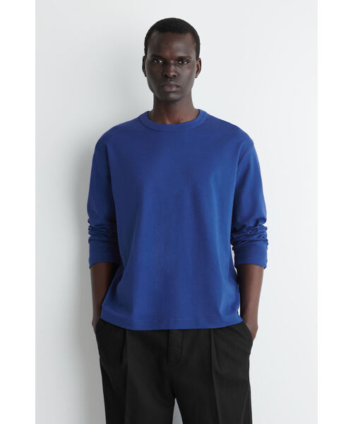 インターロックジャージー長袖Tシャツ（Tシャツ/カットソー）｜COS