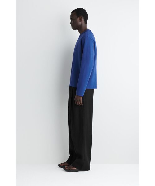 インターロックジャージー長袖Tシャツ（Tシャツ/カットソー）｜COS