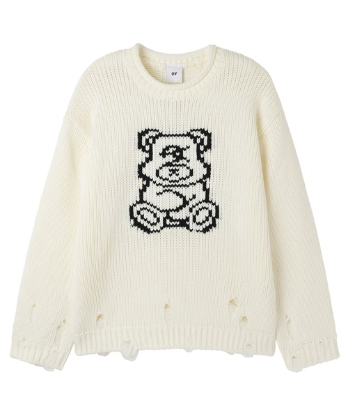 OY/オーワイ』DOLLY DESTROYED KNIT/ドリー デストロイド ニット OY│A