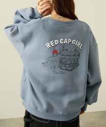 【REDCAPGIRL×DOMDOM】数量限定　REDCAPGIRL×ドムドムコラボ裏起毛デザイントレーナー