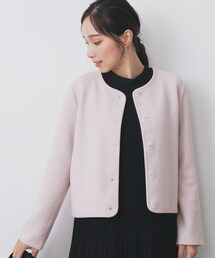 index | ストレッチノーカラーブルゾン【洗濯機OK】(ブルゾン)