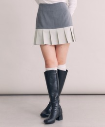 fupel(t؃)Switched Shirt pleat skirt / ؂ւVcv[cXJ[g(XJ[g)