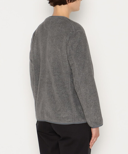 本日限り値下げ中【DANTON】FLEECE COLLARLESS JACKET WOMEN'S FLEECE COLLARLESS JACKET｜CUT AND SEWN｜DANTON(ダントン