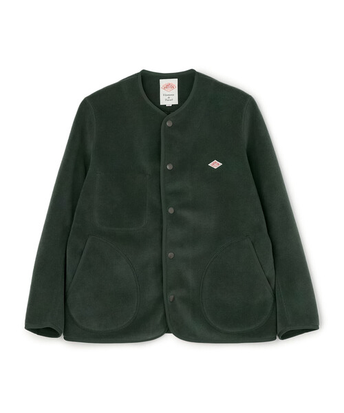 ジャケット・アウター DANTON WOMEN'S FLEECE COLLARLESS COAT WOMEN'S FLEECE COLLARLESS JACKET｜CUT AND SEWN｜DANTON
