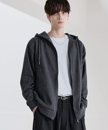 Buyer's Select/ポリスウェードハイネックフルジップパーカー