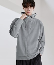 Buyer's Select/ポリスウェードハイネックフルジップパーカー