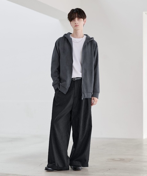 Buyer's Select/ポリスウェードハイネックフルジップパーカー