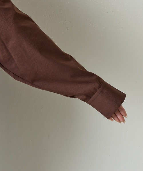 COLONY 2139(コロニートゥーワンスリーナイン)の「起毛フードシャツ(シャツ/ブラウス・レディース・ブラック/ブラウン/グレイッシュベージュ・FREE)」の20枚目の写真