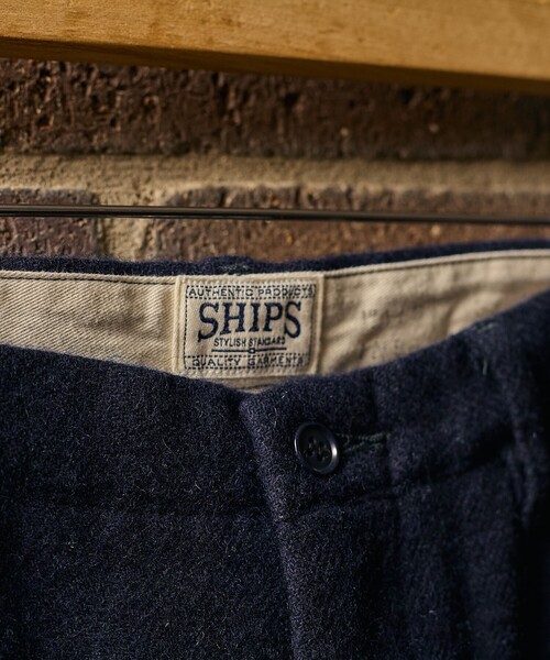 SHIPS(シップス)の「SHIPS: AUTHENTIC ウール チノ パンツ(チノパンツ・メンズ・ダークグレー/ベージュ系/ネイビー・SMALL/MEDIUM/LARGE/X-LARGE)」の9枚目の写真