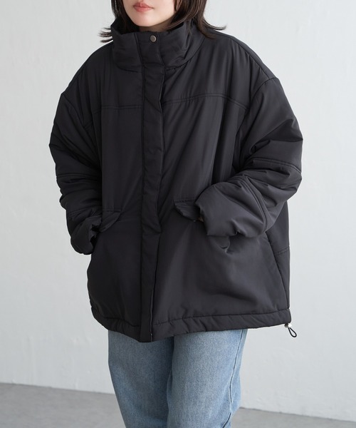 セール】スタンド中綿コート（ダウンジャケット/コート