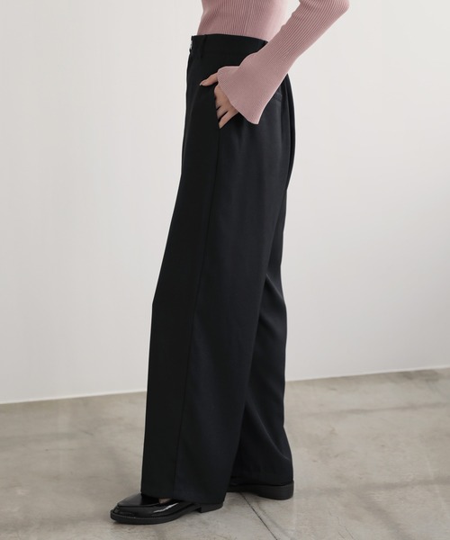 nouvellemoi(ヌーベルモイ)の「ソフトカーブパンツ(その他パンツ・レディース・アイボリー/ブラック/ブラウン系その他/グレー・S/M/L)」の13枚目の写真