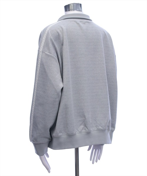 clear（クリア）の「レースサイドライントラックジャケット［大人 カジュアル 着回し力抜群］（その他アウター・レディース・アイボリー/グレー・F）」の9枚目の写真