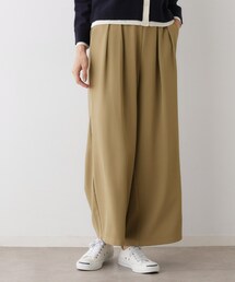 Dessin（デッサン）の「【セットアップ可・洗える】ダブルタックワイドパンツ（その他パンツ）」