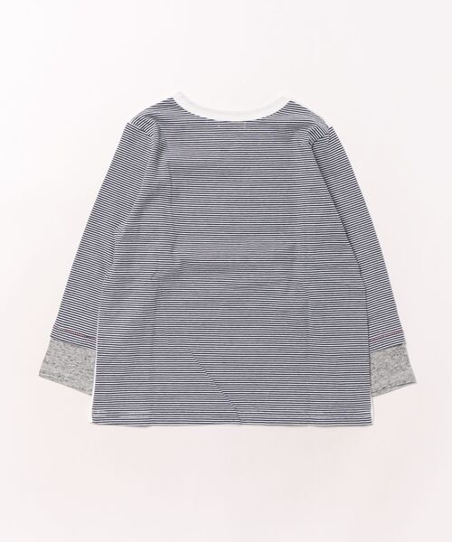 RAGMART（ラグマート）の「車プリント長袖Ｔシャツ（Tシャツ/カットソー・キッズ・オフホワイト/ネイビー・100cm/110cm/120cm/130cm）」の3枚目の写真