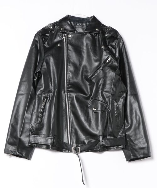 B.I.D.（ビーアイディー）の「《PUライダースジャケット》（ライダースジャケット・メンズ・ブラック・LARGE）」の5枚目の写真