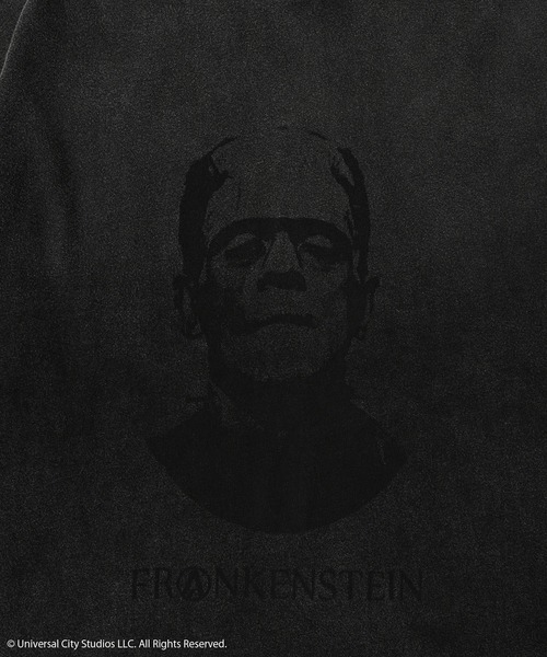 ADAM PATEK(アダムパテック)の「ADAMPATEK/Frankenstein portrait long sleeve/フランケンシュタイン肖像画デザインコラボロンT(Tシャツ/カットソー・メンズ・ホワイト/ブラック・1/2)」の19枚目の写真
