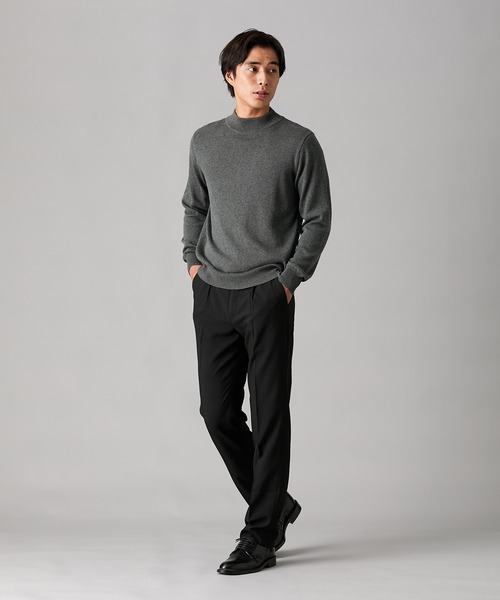 nissen（ニッセン）の「タテヨコストレッチワンタックスラックス【大きいサイズ有】（スラックス・メンズ・ネイビー/ブラック・140/120/88/85/79/94/105/82/76/130/115/97/91/110/100）」の15枚目の写真