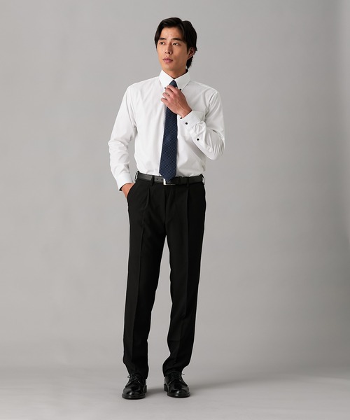 nissen（ニッセン）の「タテヨコストレッチワンタックスラックス【大きいサイズ有】（スラックス・メンズ・ネイビー/ブラック・140/120/88/85/79/94/105/82/76/130/115/97/91/110/100）」の17枚目の写真