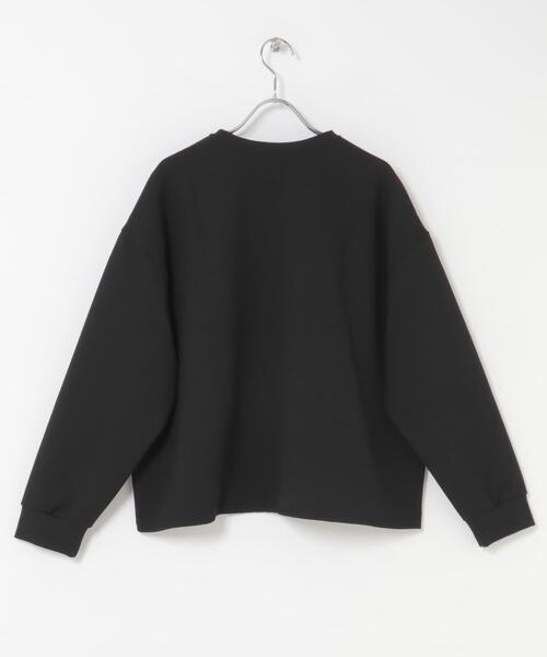 URBAN RESEARCH ROSSO WOMEN（アーバンリサーチ　ロッソ）の「Vネックジョーゼットプルオーバー（Tシャツ/カットソー・レディース・ブラック/オフホワイト・FREE）」の14枚目の写真