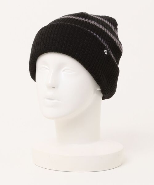Quiksilver（クイックシルバー）の「SPLIT BEANIE /クイックシルバーニット帽・ビーニー（ニットキャップ/ビーニー・メンズ・カーキ/ブラック・FREE）」の2枚目の写真