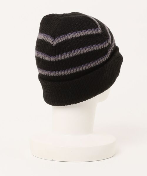 Quiksilver（クイックシルバー）の「SPLIT BEANIE /クイックシルバーニット帽・ビーニー（ニットキャップ/ビーニー・メンズ・カーキ/ブラック・FREE）」の3枚目の写真