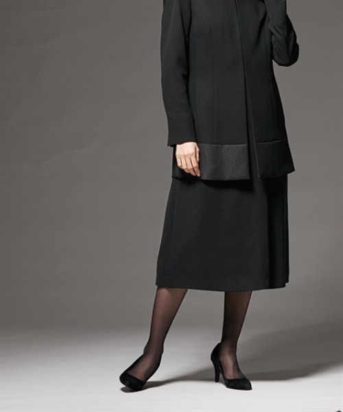 喪服・礼服】袱紗も入る多ポケット仕様 洗える防しわ北陸ジャカード