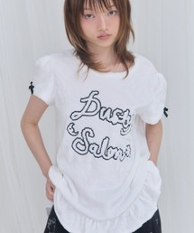 Never mind the XU / Chikashitsu+（ネバーマインド ザ エックスユー / チカシツプラス）の「【FANCY X DUSTY】Zzz DUSTY SALON PAJAMA TOP / 【ファンシー X ダスティ】ZzzダスティーサロンパジャマTシャツ半袖ルームウェア（ルームウェア/パジャマ）」