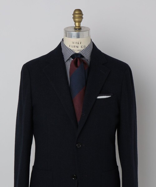 シップス（SHIPS）/SHIPS: シルク バスケット ストライプ ネクタイ セール】SHIPS: シルク バスケット ワイド ストライプ ネクタイ