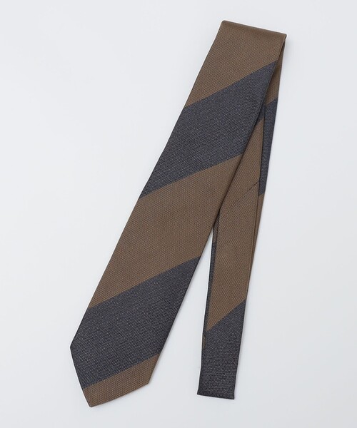 セール】SHIPS: シルク バスケット ワイド ストライプ ネクタイ