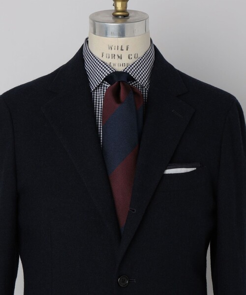 セール】SHIPS: シルク バスケット ワイド ストライプ ネクタイ