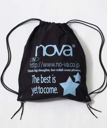 Salong hameu（サロン ハミュー）の「お気に入り登録数6000人突破★トレンドBAGはこれ！別注カラー ロゴプリント ナップサック/ブラック カモフラ 迷彩 ヒョウ柄 レオパード チェック/ユニセックス（バックパック/リュック）」