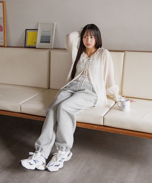 GLOBAL WORK（グローバルワーク）の「2SETインナー＊プリーツブラウス/AND YUA ANY/591420（シャツ/ブラウス・キッズ・クリーム・SMALL/MEDIUM）」の17枚目の写真