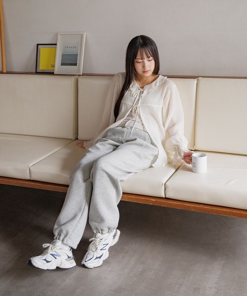 GLOBAL WORK（グローバルワーク）の「2SETインナー＊プリーツブラウス/AND YUA ANY/591420（シャツ/ブラウス・キッズ・クリーム・SMALL/MEDIUM）」の21枚目の写真