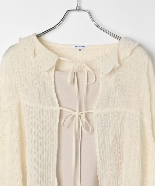 GLOBAL WORK（グローバルワーク）の「2SETインナー＊プリーツブラウス/AND YUA ANY/591420（シャツ/ブラウス・キッズ・クリーム・SMALL/MEDIUM）」の6枚目の写真