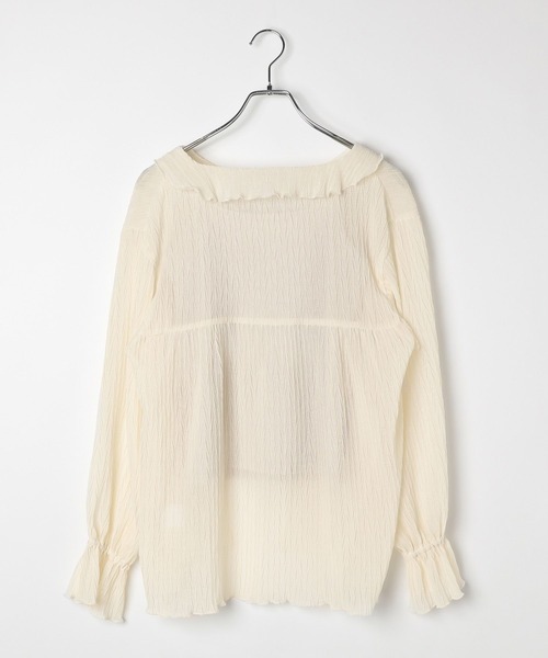 GLOBAL WORK（グローバルワーク）の「2SETインナー＊プリーツブラウス/AND YUA ANY/591420（シャツ/ブラウス・キッズ・クリーム・SMALL/MEDIUM）」の7枚目の写真