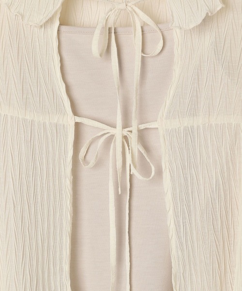 GLOBAL WORK（グローバルワーク）の「2SETインナー＊プリーツブラウス/AND YUA ANY/591420（シャツ/ブラウス・キッズ・クリーム・SMALL/MEDIUM）」の15枚目の写真