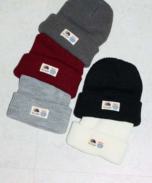 FRUIT OF THE LOOM（フルーツオブザルーム）の「■FTL シンプルニットワッチ（ハット・レディース・ホワイト/杢グレー/グレー/ブラック/レッド系その他4・FREE）」の11枚目の写真