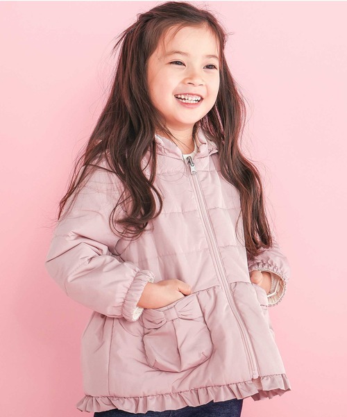 セール】【お揃い】無地キラキラ箔プリント8WAYコート(80~130cm