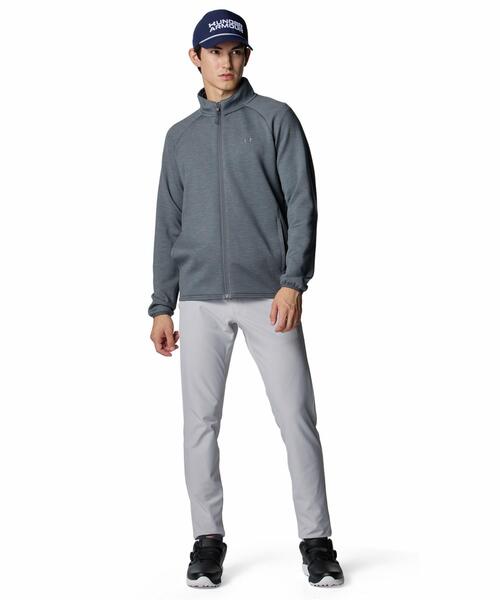 UNDER ARMOUR(アンダーアーマー)の「UAドライブ ミッドレイヤー フルジップ ジャケット(ゴルフ/メンズ)(その他アウター・メンズ・グレー・XL/L/M)」の3枚目の写真
