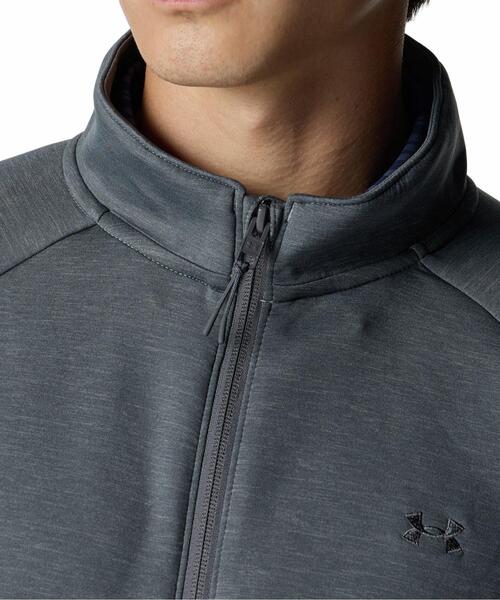UNDER ARMOUR(アンダーアーマー)の「UAドライブ ミッドレイヤー フルジップ ジャケット(ゴルフ/メンズ)(その他アウター・メンズ・グレー・XL/L/M)」の4枚目の写真