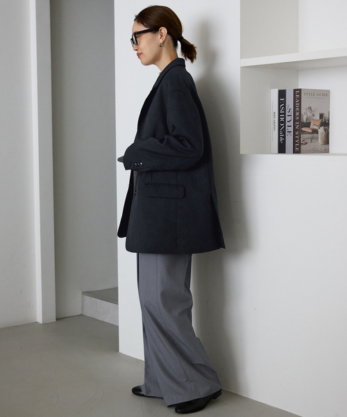 PE SHARK ビッグジャケット SLOBE IENA ジャケット テーラードジャケット 「追加」PE SHARK