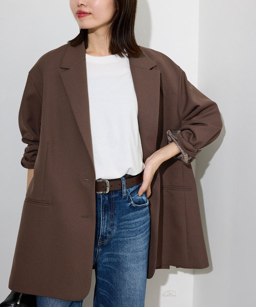 追加2》PE SHARK ビッグジャケット（テーラードジャケット）｜SLOBE