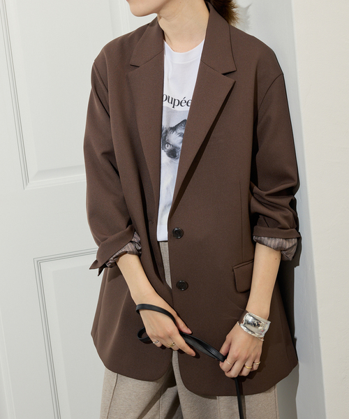 追加2》PE SHARK ビッグジャケット（テーラードジャケット）｜SLOBE