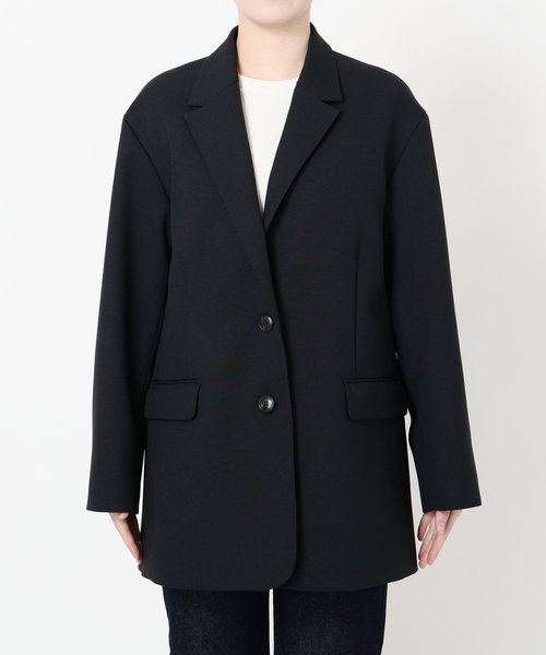 SLOBE IENA　PE　SHARK　ビッグジャケット　ブラック 追加2》PE SHARK ビッグジャケット（テーラードジャケット）｜SLOBE