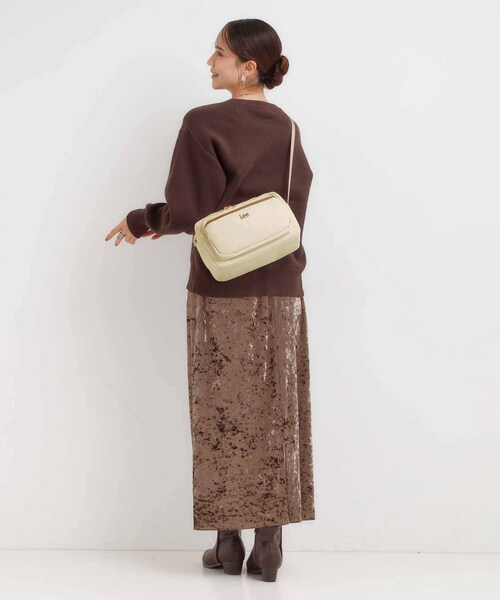 Lee（リー）の「【Lee別注】コーデュロイショルダーバッグ（ショルダーバッグ・レディース・ブラウン系その他/ライトベージュ/ネイビー/ピンク系その他・00）」の7枚目の写真